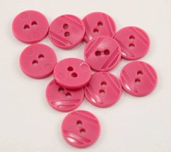 Hole button - old pink - diameter 1.5 cm