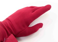 Dámske zateplené rukavice - červená