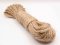 Jutový povrázok - tmavá režná - priemer 0,25 cm