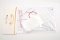 Insertable bra extender - white - length 1,51 cm - hook spacing 1,2 cm