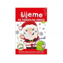 Santa Claus - sada pro děti na výrobu plstěného zvířátka + návod