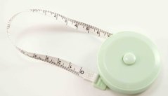 Schneidermeter - Rollmaßband - grün - Länge 150 cm