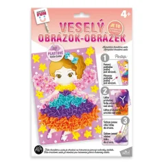 Víla - sada pre deti na výrobu veselého obrázku + návod