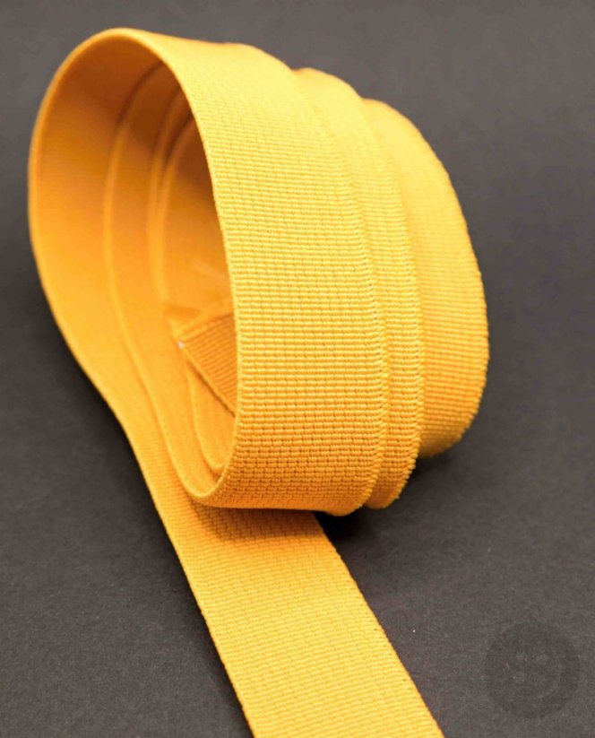 Farebná guma - oranžová - šírka 2 cm