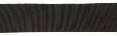 Grosgrain ribbon - black - width 5 cm