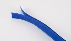 Sew-on velcro tape - blue - width 2 cm