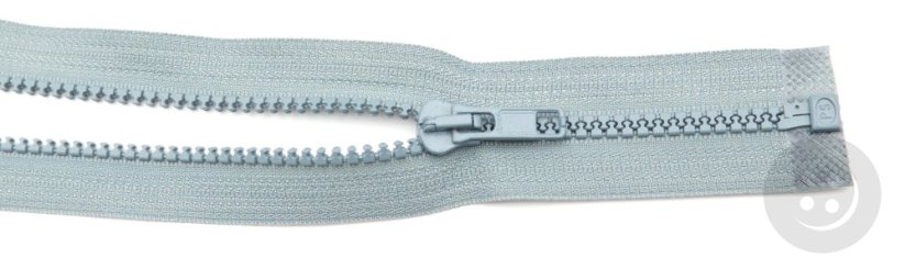 Plastic open-end zippers cubes - length (30 - 95 cm) - various colours