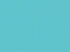 Cotton canvas - white dots on turquoise background