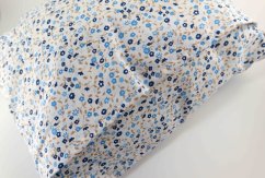 Herbal pillow Citrus calm - blue flowers with stems - size 35 cm x 28 cm