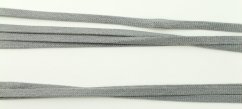 Textil Schlauchband - grau - Breite 0,4 cm