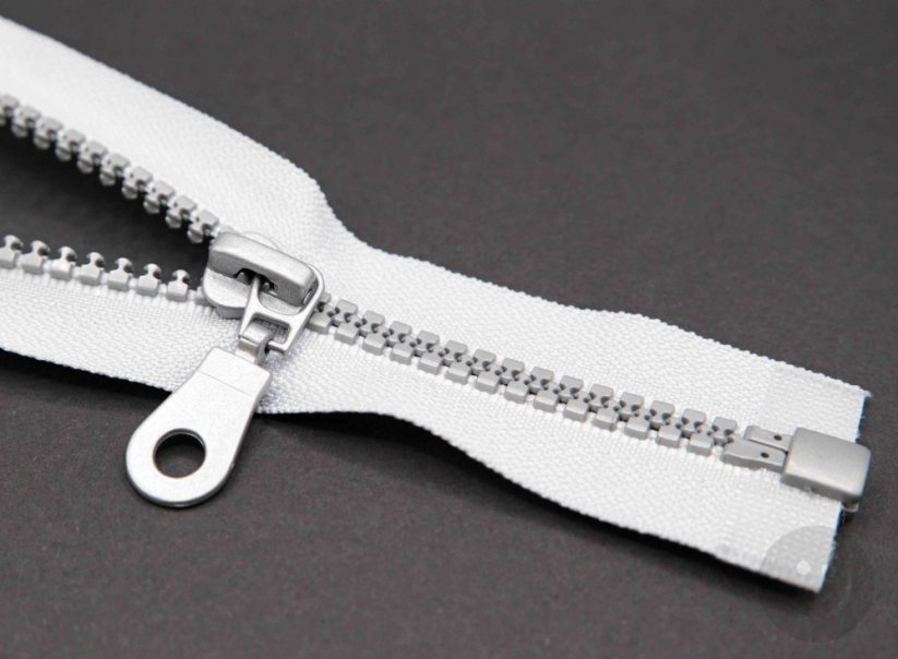 Dělitelný kostěný zip - délka (30 - 95 cm) - různé barvy