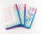 Set of women's handkerchiefs with flowers and edges - 6 pcs