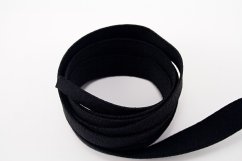 Prádlová pruženka - pevná - černá - šířka 1,5 cm