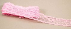 Silikon-Spitze -  pink - Breite 2 cm