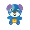 Modrý psík - sada pre deti na výrobu plsteného zvieratka + návod