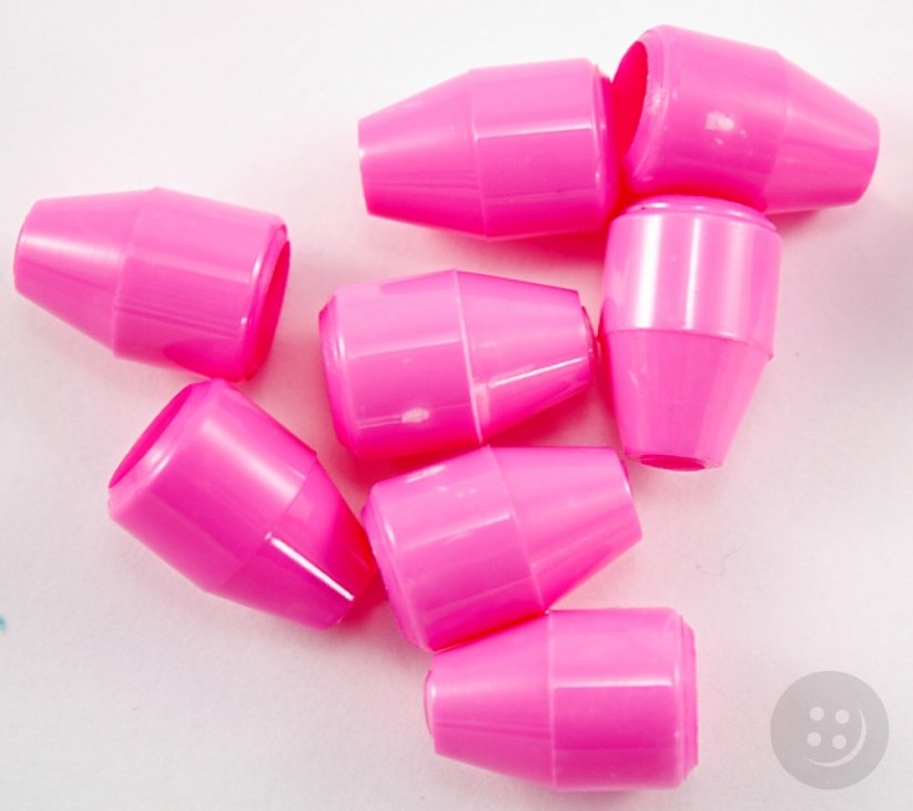 Plastová koncovka - růžová - průměr průvleku 0,5 cm