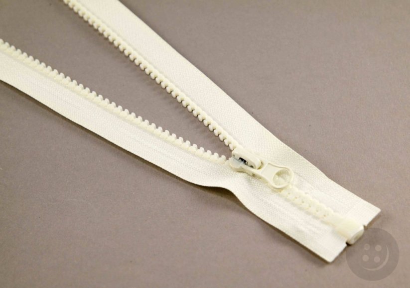 Dělitelný kostěný zip - délka (30 - 95 cm) - různé barvy