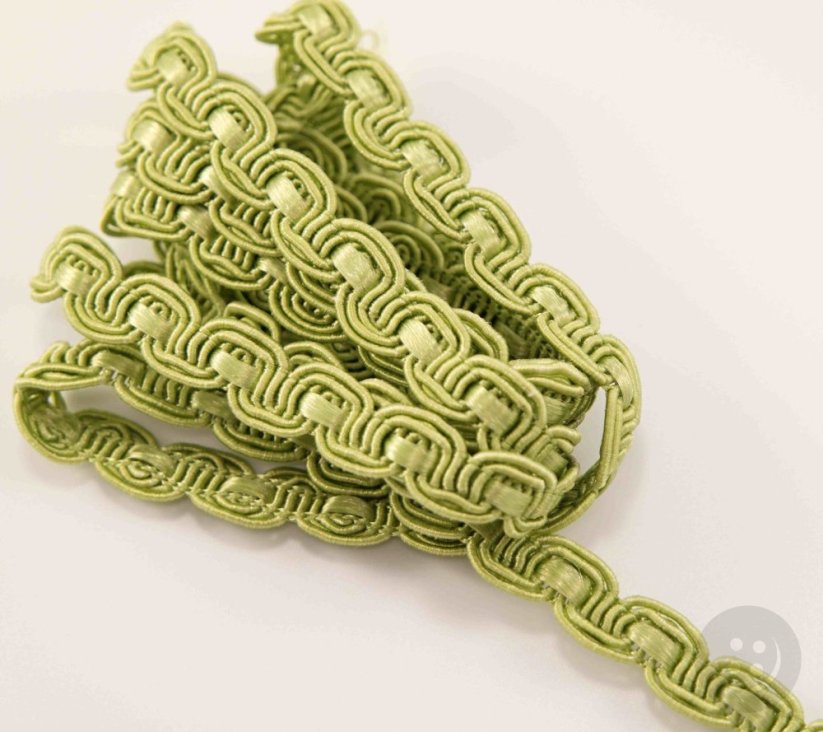 Decorative braid - green - width 1,2 cm