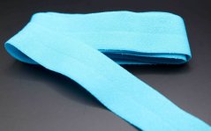 Edging elastic - turquoise matte - width 2 cm