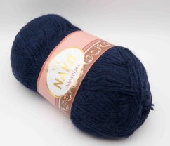 Priadza Angora luks - tmavomodrá - 11458
