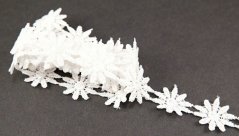 Guipure lace trim - cream - width 2,5 cm