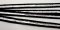Mettalic gimp braid trim - black, silver - width 0,9 cm