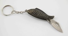 Metallanhänger - Fisch - 9,5 cm x 2,5 cm