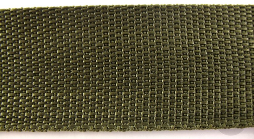 Polypropylene strap - khaki - width 2 cm