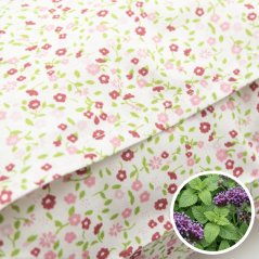 Herbal pillow Citrus calm - pink flowers with stems - size 35 cm x 28 cm