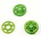 Plastic snap - green - diameter 1.5 cm