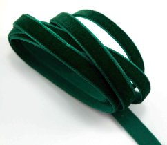 Samtband - dunkelgrün - Breite 2 cm
