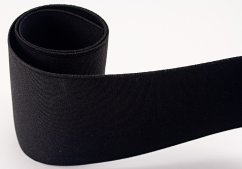 Lingerie elastic - firm - black - width 10 cm - 1.65 m