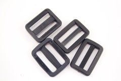 Plastikschieber - schwarz - Duchmesser 2,5 cm