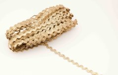 Leonský prámik - hadovka - zlatá - šírka 0,5 cm