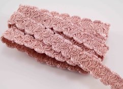Galloon trim - old pink - width 1.4 cm