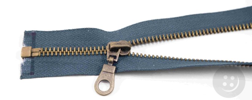 Dělitelný kovový starokovový zip č.5 více barev - délka (30 - 100 cm)