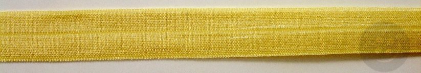 Fold over elastic trim - ivory - 1,5 cm