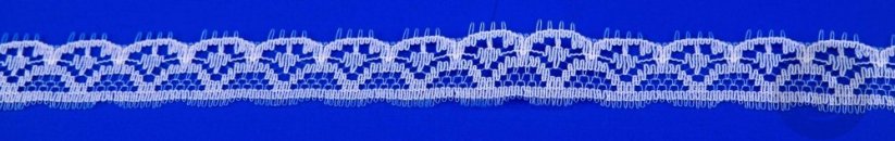 Polyester Lace - white - width 1 cm