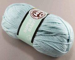 Příze Super baby - vintage mentolová 135
