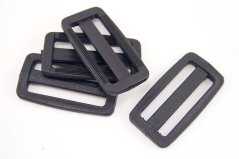 Plastikschieber - schwarz - Duchmesser 4 cm