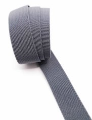 Farebná guma - tmavo šedá - šírka 2 cm