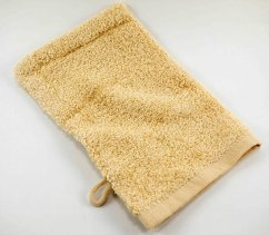 Froté žínka - smetanová - rozměr 15 cm x 22 cm
