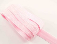 Lemovacia guma - baby ružová - šírka 1,5 cm