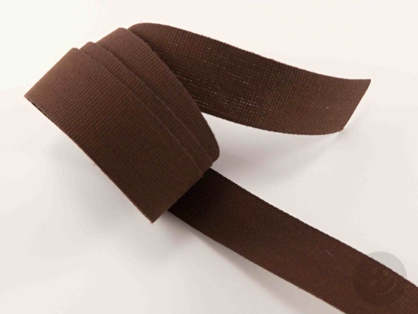 Dámská pasnice - hnědá - šíře 2,6 cm