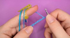 Plastic knitting thimble - various colors