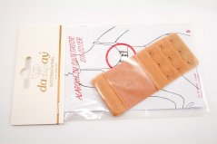Vkládací podprsenkový prodlužovač obvodu - tělová - délka 11,5 cm - rozteč háčků 1 cm