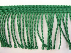 Fringes - green - width 5 cm