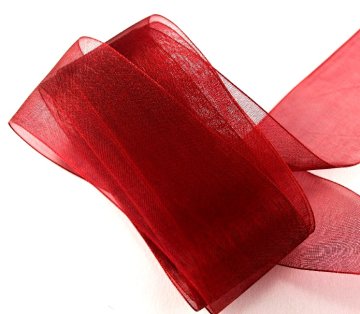 Organza ribbons