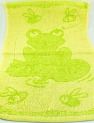 Dětský ručník zelený – žabka