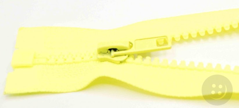 Dělitelný kostěný zip - délka (30 - 95 cm) - různé barvy